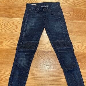 Polo Ralph Lauren Tompkins skinny moto jeans 25